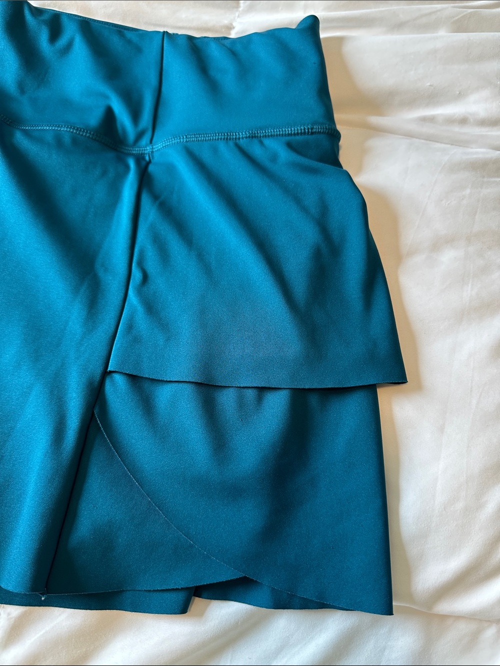 Athleta Teal Active Skort with Inner Shorts - Picture 3 of 6